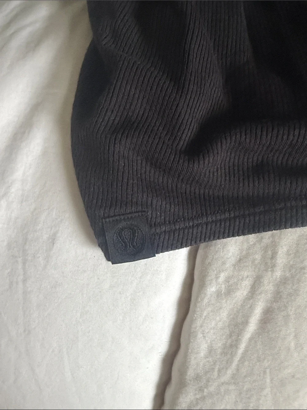 lululemon athletica Black Short Sleeve Crew Tee
